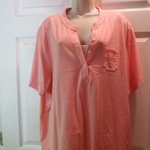 Women's pullover shirt with layered look, Size 3X